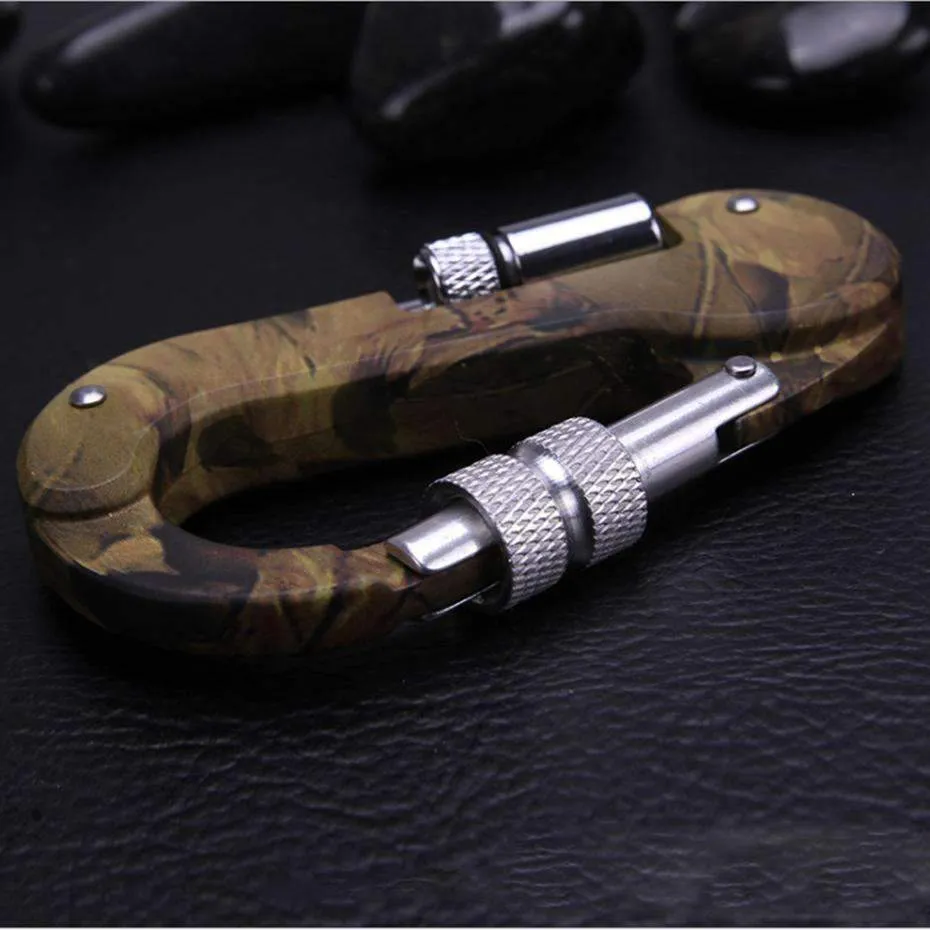 Quick-Draw Carabiner Multi Tools With Micro LED