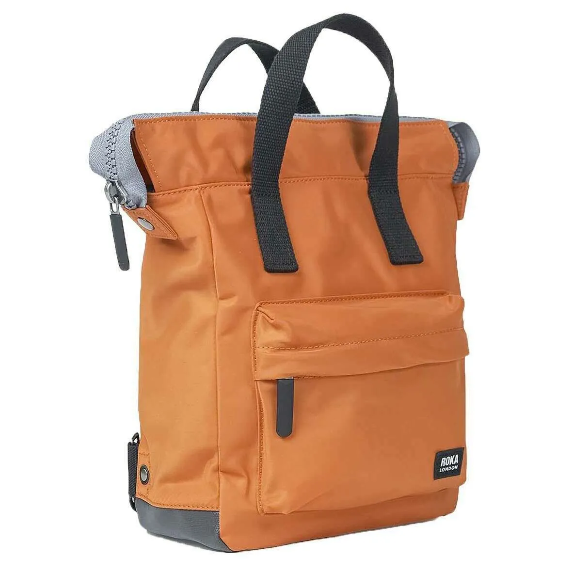 Roka Bantry B Small Black Label Recycled Nylon Backpack - Burnt Orange