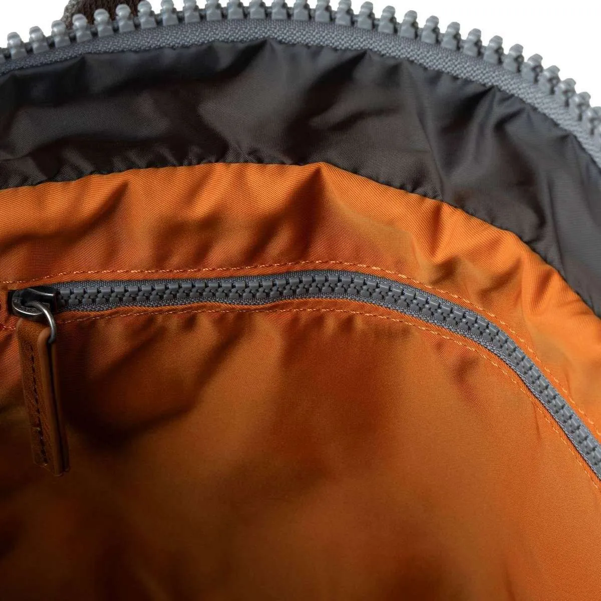 Roka Canfield B Large Sustainable Nylon Backpack - Burnt Orange