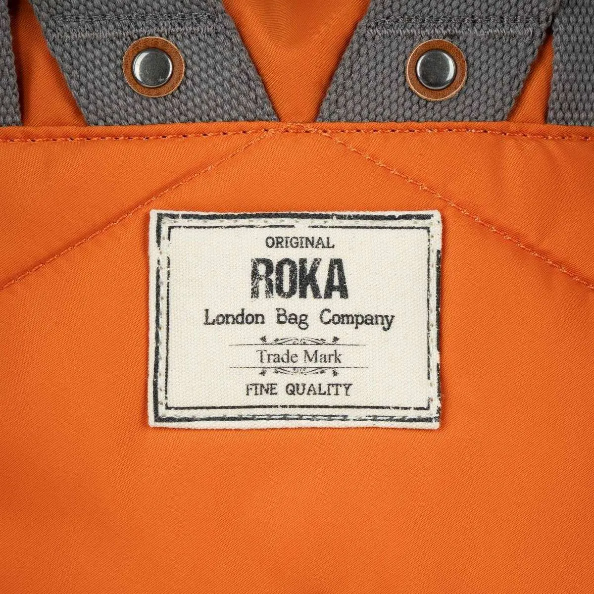 Roka Canfield B Large Sustainable Nylon Backpack - Burnt Orange