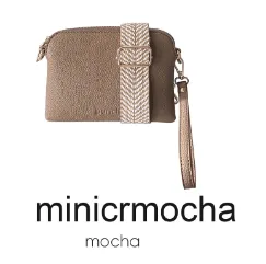 Sally Mocha Mini Crossbody Bag