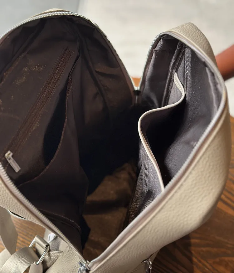 Stylish Ladies Leather Backpack Purse Small Leather Rucksack