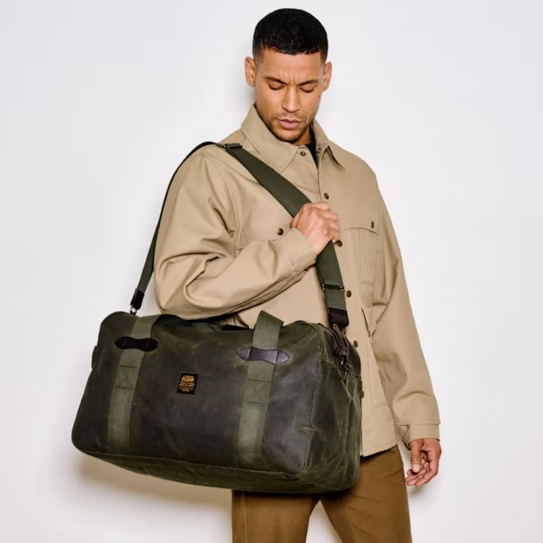 Tin Cloth Medium Duffle Bag (Otter Green)