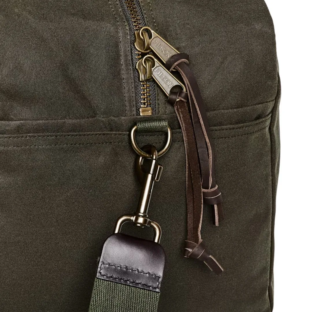 Tin Cloth Medium Duffle Bag (Otter Green)