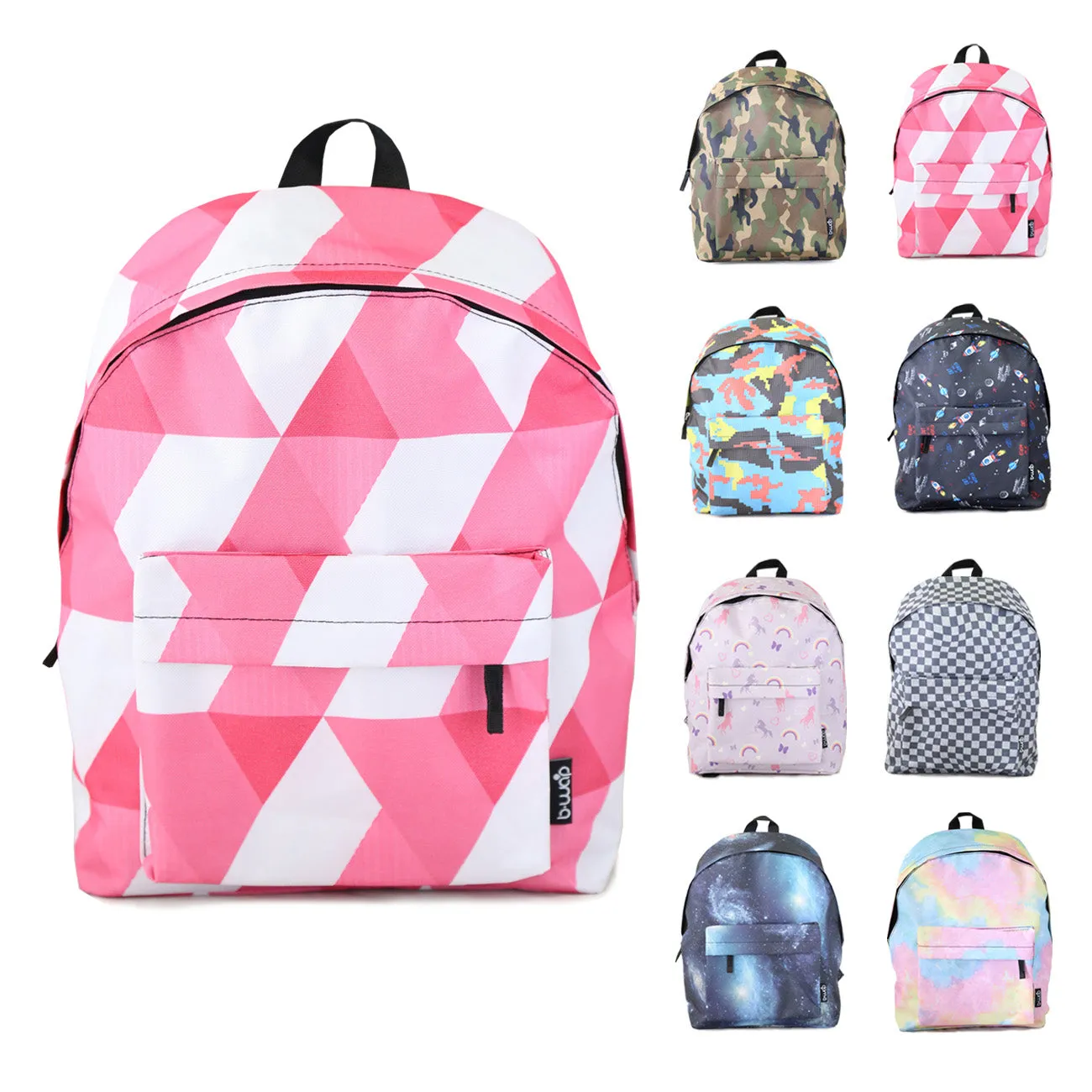 Wholesale 15" Economy Asst Pattern Backpacks